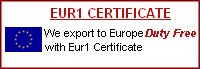 Kortsa - Eur1 Certificate image